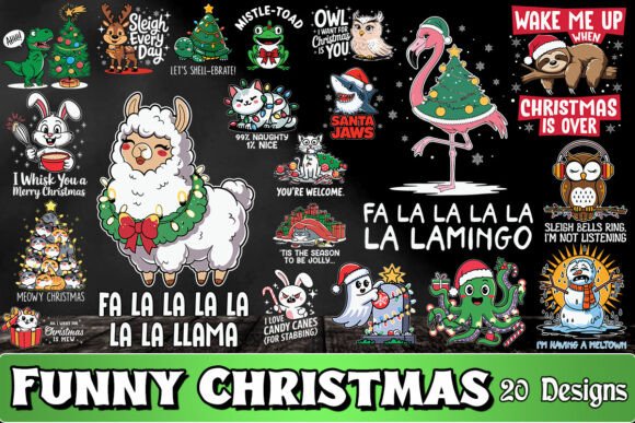 Christmas Funny Animal SVG Bundle: Graphics and Crafts Review