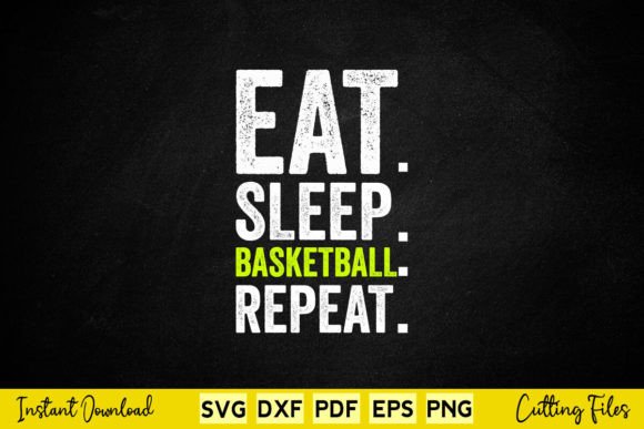 Eat Sleep Basketball Repeat Player Funny Graphics and Crafts Review