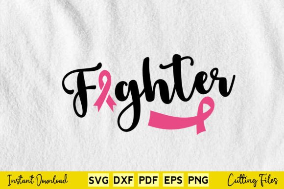 Free Breast Cancer Fighter Svg Cut File Graphics and Crafts
