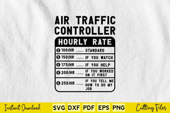Funny Air Traffic Controller Hourly Rate Graphics and Crafts Review