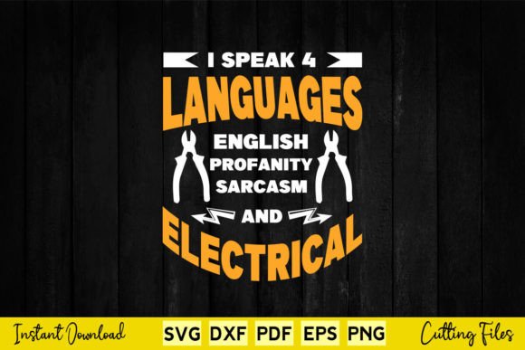 I Speak 4 Languages English Profanity Graphics and Crafts Review