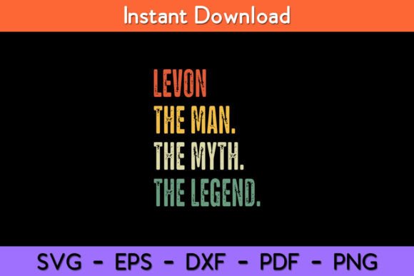 Levon the Man the Myth the Legend Funny Graphics and Crafts Review