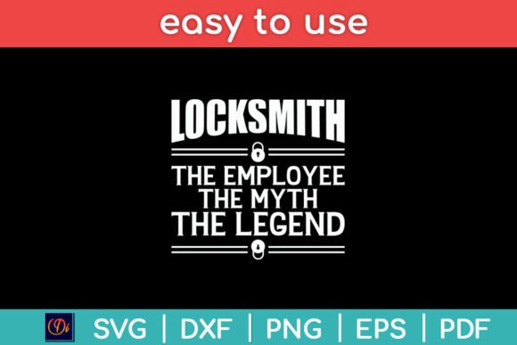 Locksmith The Employee The Myth Funny Embroidery Review