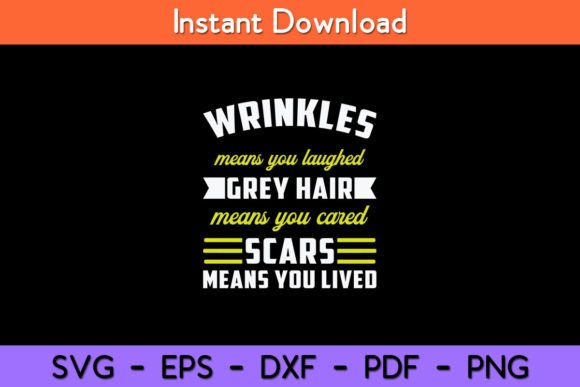 Wrinkles Grey Hair Scars Senior Citizen Graphics and Crafts Review